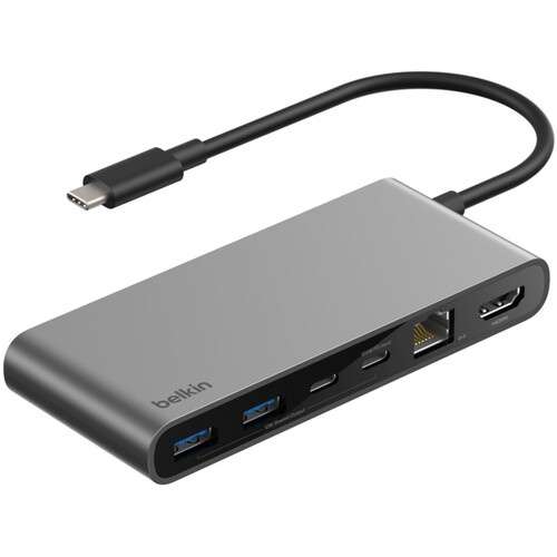 Belkin INC024fqSGY Belkin - adapter USB-C 8-in-1 Hub