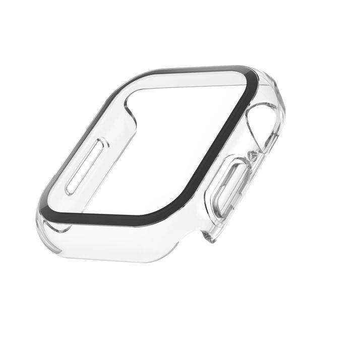 Belkin OVG003zzCL Belkin SCREENFORCE TemperedCurve - Amortiguador para reloj inteligente - protector de pantalla - policarbonato, cristal templado (9H) - transparente - para Apple Watch (40 mm, 41 mm)