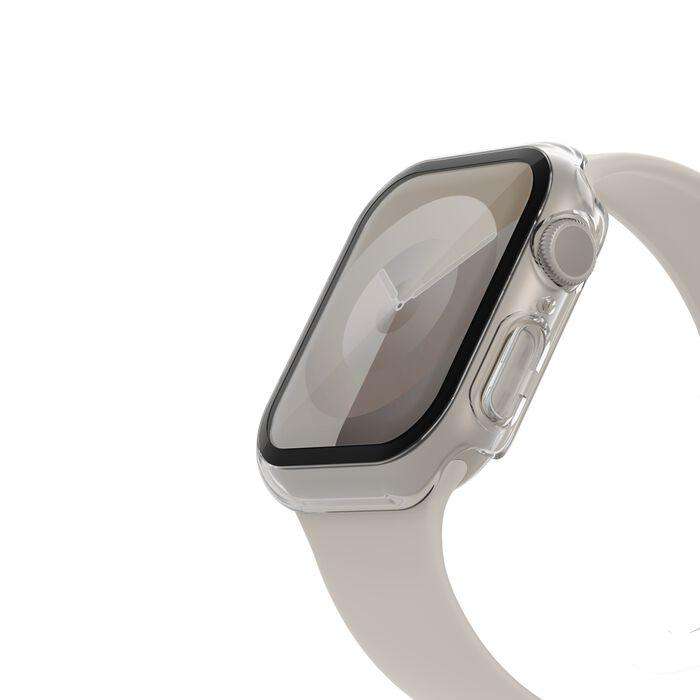Belkin OVG003zzCL Belkin SCREENFORCE TemperedCurve - Amortiguador para reloj inteligente - protector de pantalla - policarbonato, cristal templado (9H) - transparente - para Apple Watch (40 mm, 41 mm)