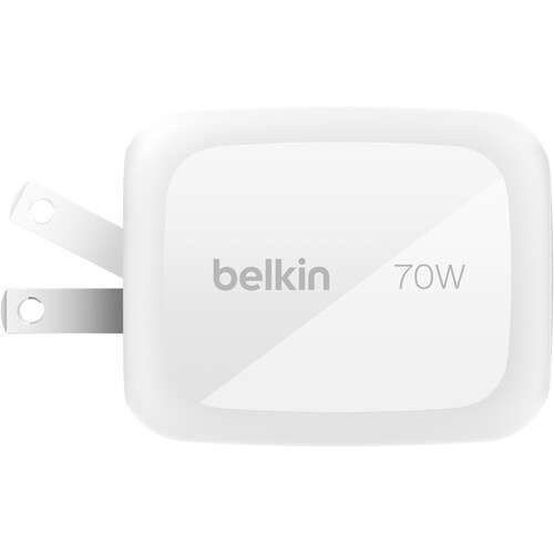 Belkin WCH018dqWH Belkin - Wall Charger - Lithium ion - Para Apple / Samsung phones - 70W USB-C PD PPS 2 USB-C
