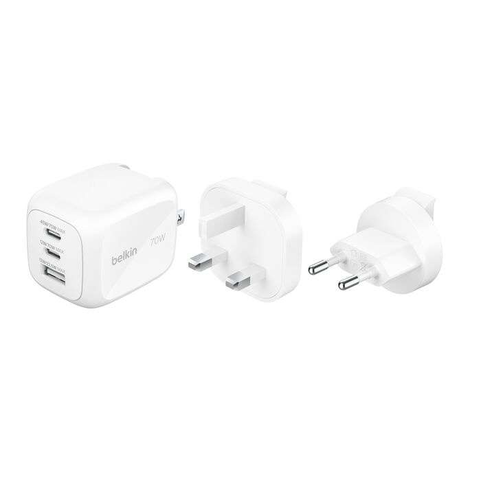 Belkin WCH018fqWH Belkin - Battery charger - 70 Watt - Lithium - Para Universal - WCH018fqWH