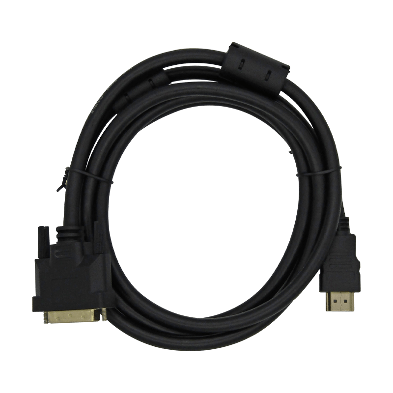 Cable DVI-D 24+1 a HDMI 1.8M XUE® 4K 60Hz 3840×2160 / Negro-XUE®-4K 3840×2160 1.8M