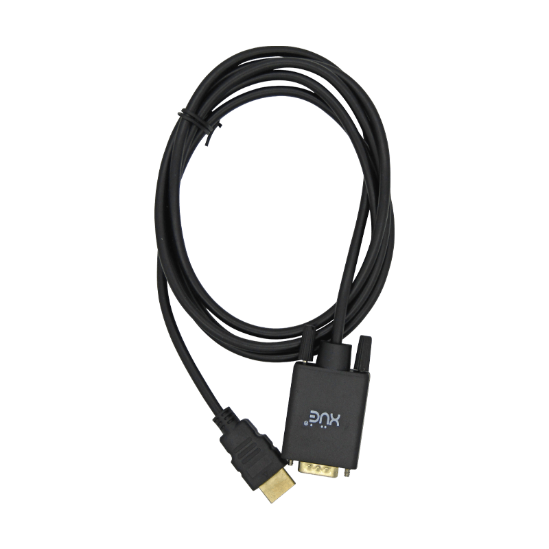 Cable HDMI a VGA 1.8M XUE® 1080p Full HD / Negro-XUE®-6616S