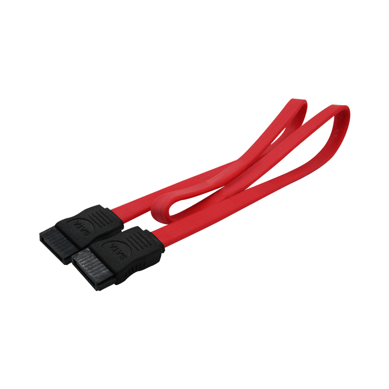 CABLE SATA 7-PIN PARA DISCO DURO Y DVDRW XUE® 6 Gbps - 50cm / Rojo-XUE®-CBL-SATA-7PIN-DD