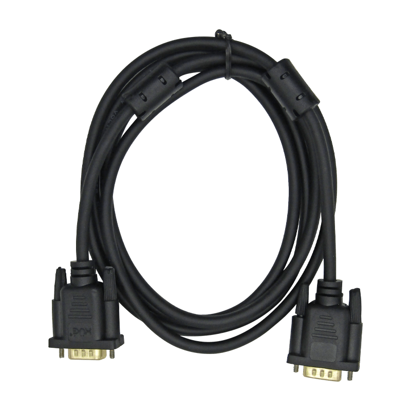Cable VGA 1.8M XUE® HDB15 15-Pines con Filtros 1080p Full HD / Negro-XUE®-CBL-VGA-30AWG