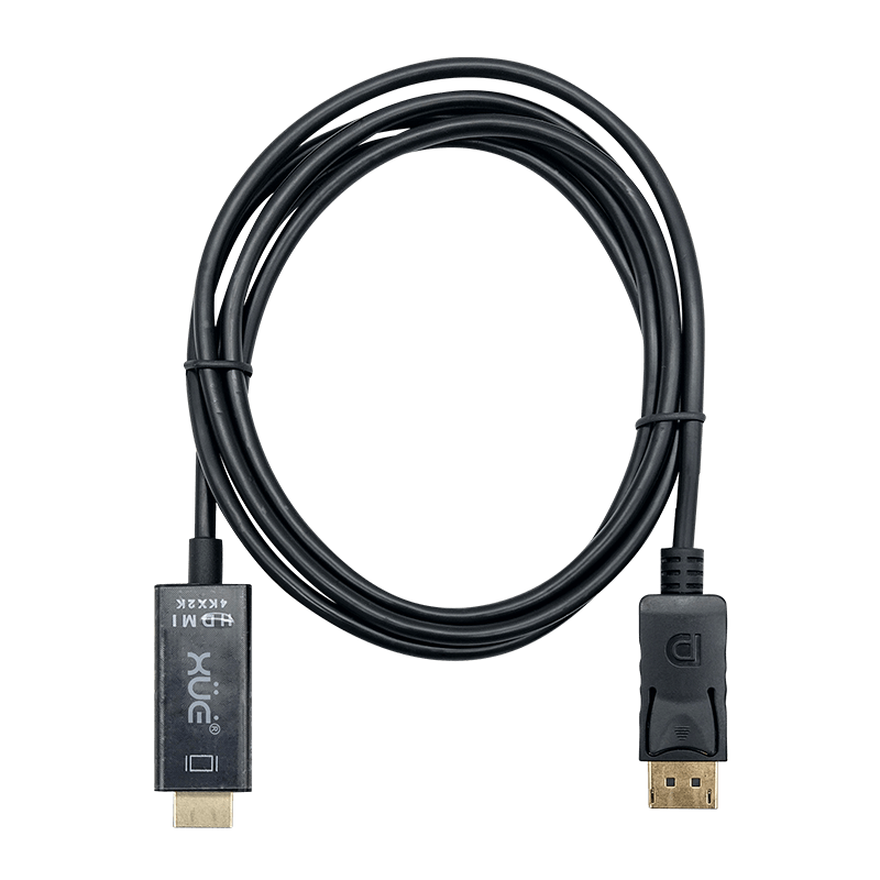 Cable Displayport a HDMI 1.8M XUE® 4K 30Hz 1080p 60Hz / Negro-XUE®-LT8611 4K 30HZ/1080p