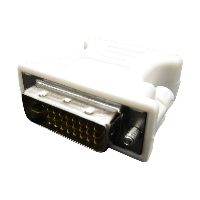 Convertidor DVI-I 24+5pin a VGA Hembra XUE® / Blanco-XUE®-CONV-DVI-I-VGA