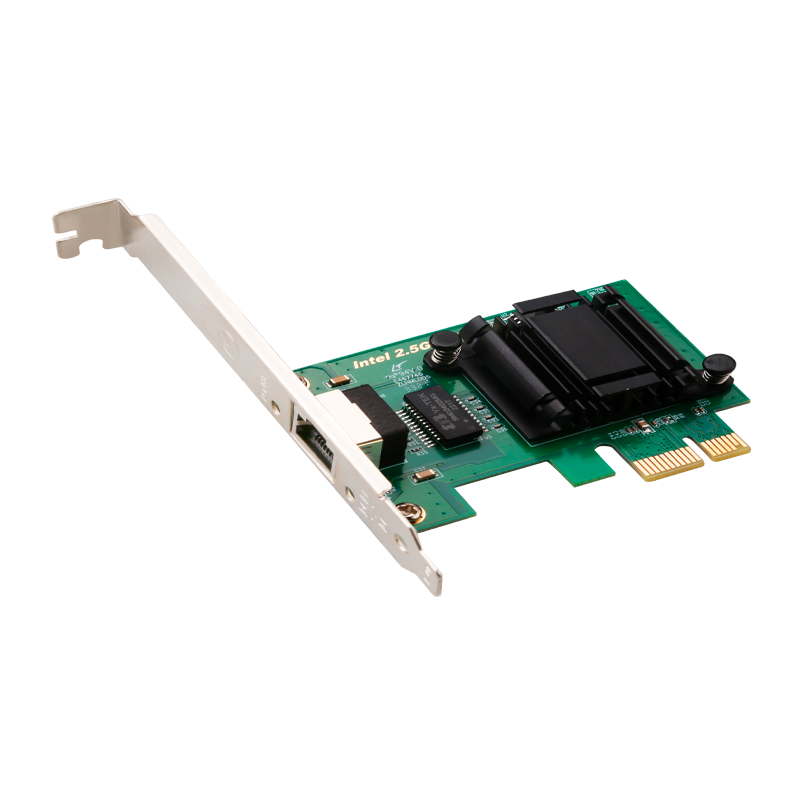 Tarjeta de Red PCIe X1 2.5G LAN RJ45 2500MBPS INTEL i226-T1 LP-XUE®-CON-TPU-1674