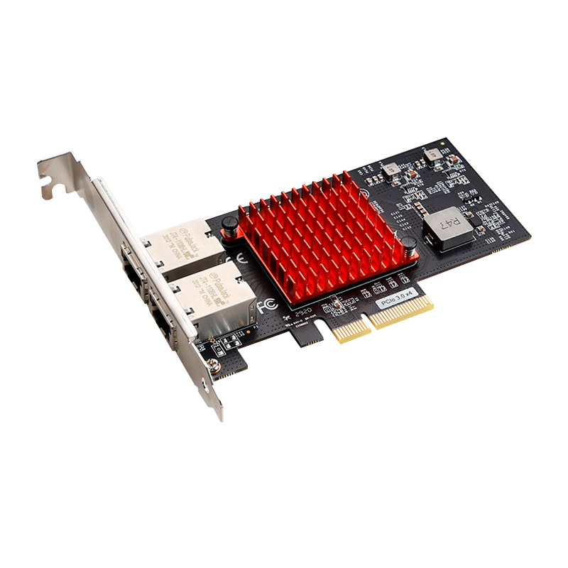 Tarjeta de Red PCIe 3.0 X4 MULTI-SPEED 10G/5G/2.5G/1G LAN DUAL RJ45 INTEL X550-T2 LP-XUE®-X550-T2 LP