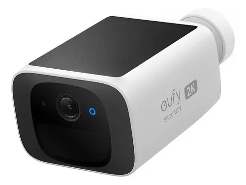ANKER-T8134121-Cámara de seguridad Eufy SoloCam S220.Resolución 2K indicada por ATC.Panel solar para mantener cargada la batería.El fabricante indica unas tres horas diarias de sol en sus condiciones de prueba.Diseño inalámbrico para facilitar la instalación.Visión nocturna mediante LED infrarrojo y apertura f/1.6.Detección de personas mediante inteligencia artificial.Almacenamiento local sin mensualidad obligatoria.Protección IP67 frente a condiciones exteriores.Compatible con HomeBase 3 para funciones adicionales.Garantía: 1 AñoConsultar información del producto
