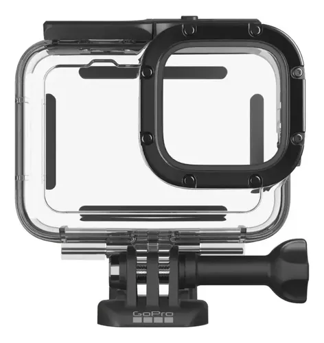 suciedad y partículas.<br>Resistencia para inmersión hasta 60 metros según el fabricante.<br>Permite ver la pantalla frontal.<br>Lente frontal de vidrio plano.<br>Incluye una puerta trasera alternativa para facilitar audio y acceso a pantalla.<br>La puerta alternativa no ofrece protección para inmersión.<br>Consultar compatibilidad exacta con el modelo de cámara.</p><p><strong>Garantía:</strong> 1 Año</p><p><a href="https://goprocol.co/producto/carcasa-protectora/" target="_blank" rel="noopener">Consultar información del producto</a></p> suciedad y partículas.Resistencia para inmersión hasta 60 metros según el fabricante.Permite ver la pantalla frontal.Lente frontal de vidrio plano.Incluye una puerta trasera alternativa para facilitar audio y acceso a pantalla.La puerta alternativa no ofrece protección para inmersión.Consultar compatibilidad exacta con el modelo de cámara.Garantía: 1 AñoConsultar información del producto