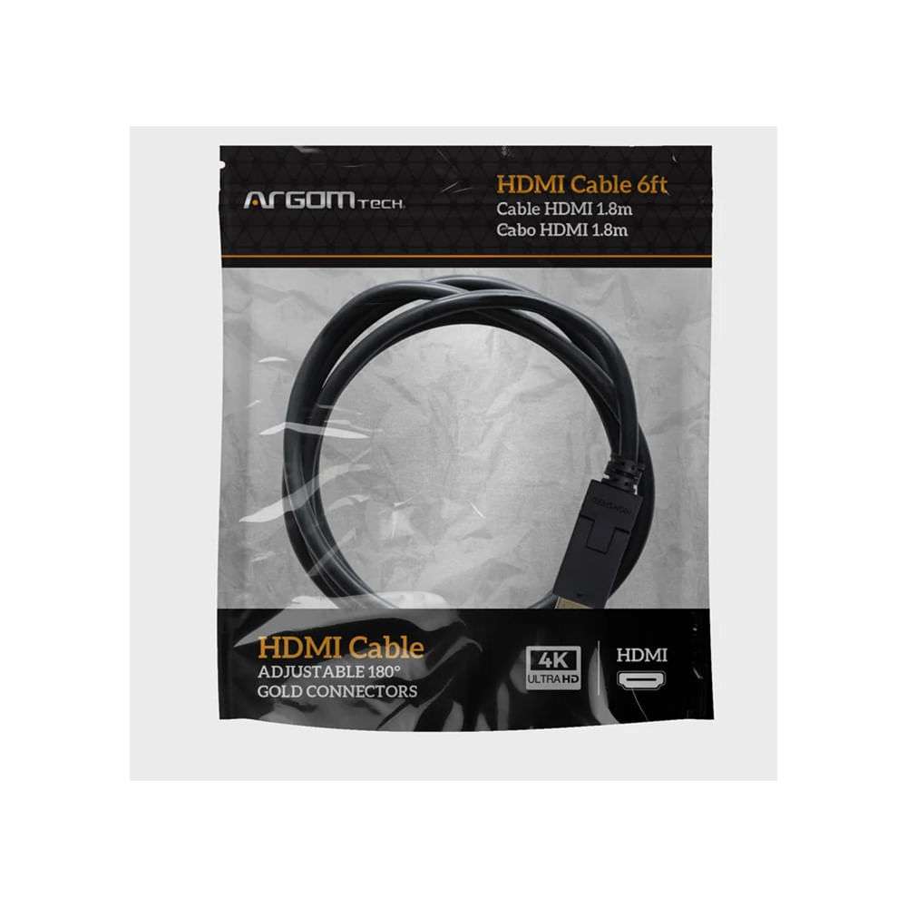 Cable Argom HDMI a HDMI giratorio - ARGOM - ARG-CB-1910
