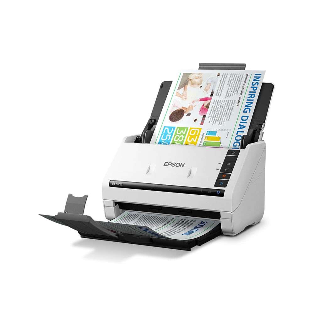 Escáner Epson DS-530X vertical A4 con ADF-EPSON-