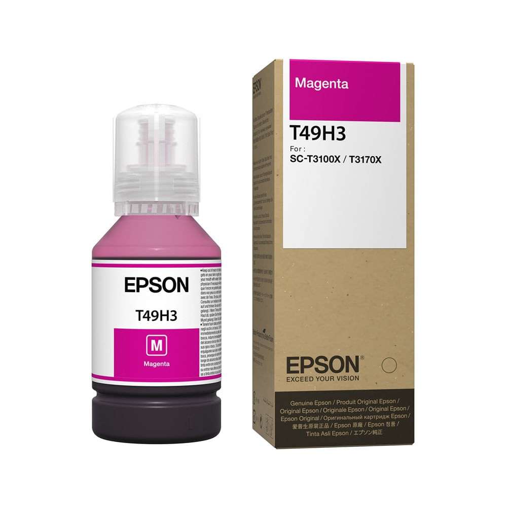 Botella EPSON T49H magenta 140ML-EPSON-