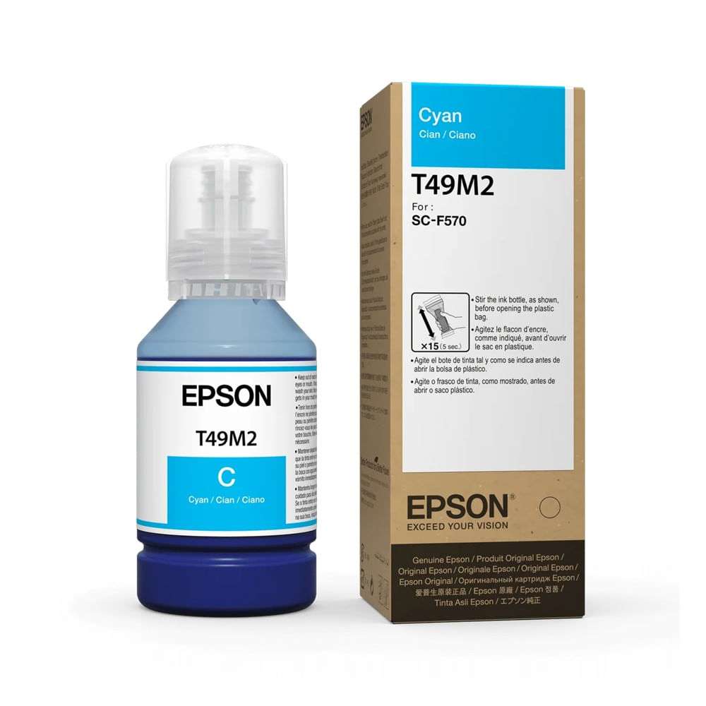 Botella EPSON T49H CYAN 140 ML-EPSON-