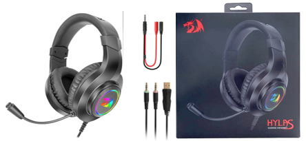 REDRAGON-H260RGB-Diadema HYLAS H260 Negra