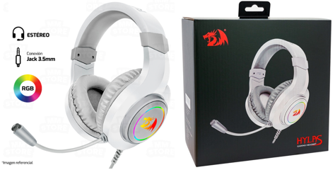 REDRAGON-H260W-RGB-Diadema HYLAS H260 Blanca