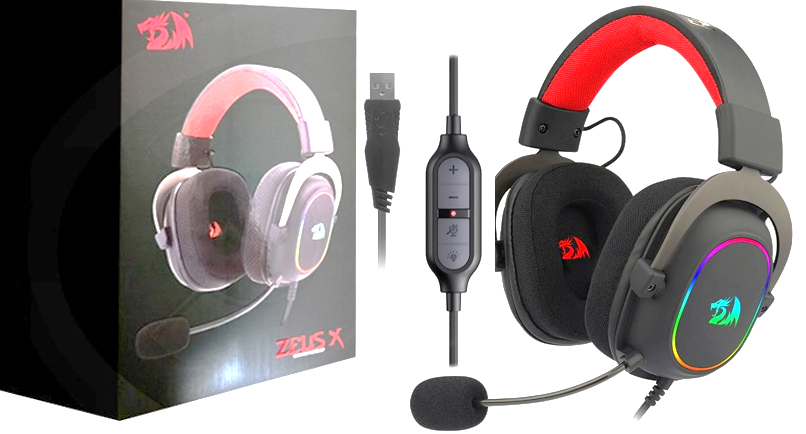 REDRAGON-H510-RGB-Diadema ZEUS X H510 Negra