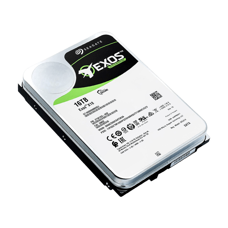 Disco Duro Enterprise Exos X18 SATA 3.5 16TB 7200RPM 256MB Seagate ST16000NM002H-Seagate Technology®-ST16000NM002H