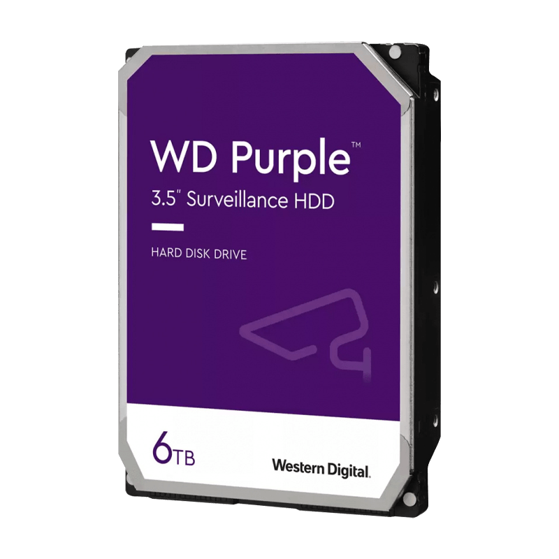 Disco Duro NAS SATA 3.5" 6TB 5400 RPM 256MB WD PURPLE WD64PURZ-Western Digital®-WD64PURZ