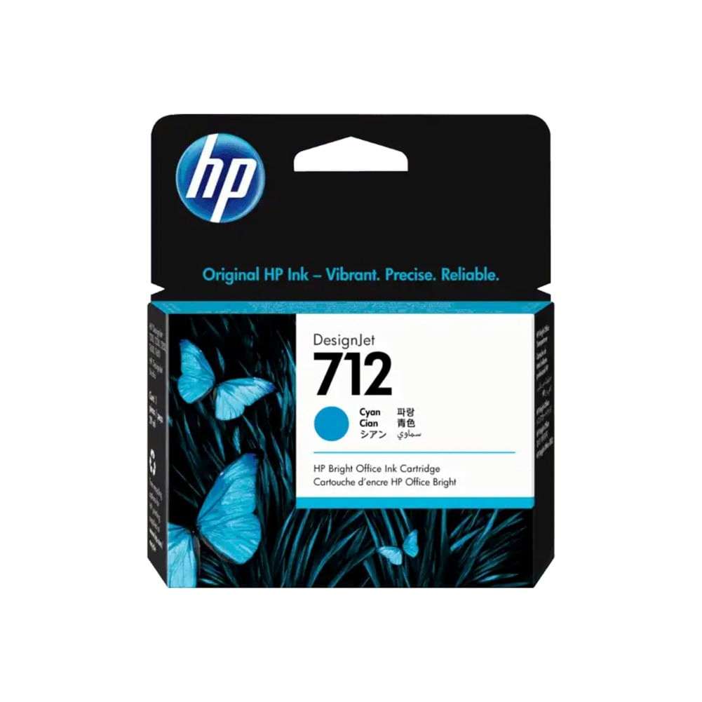 Cartucho de tinta HP 712 DesignJet cyan 29ml-HP-