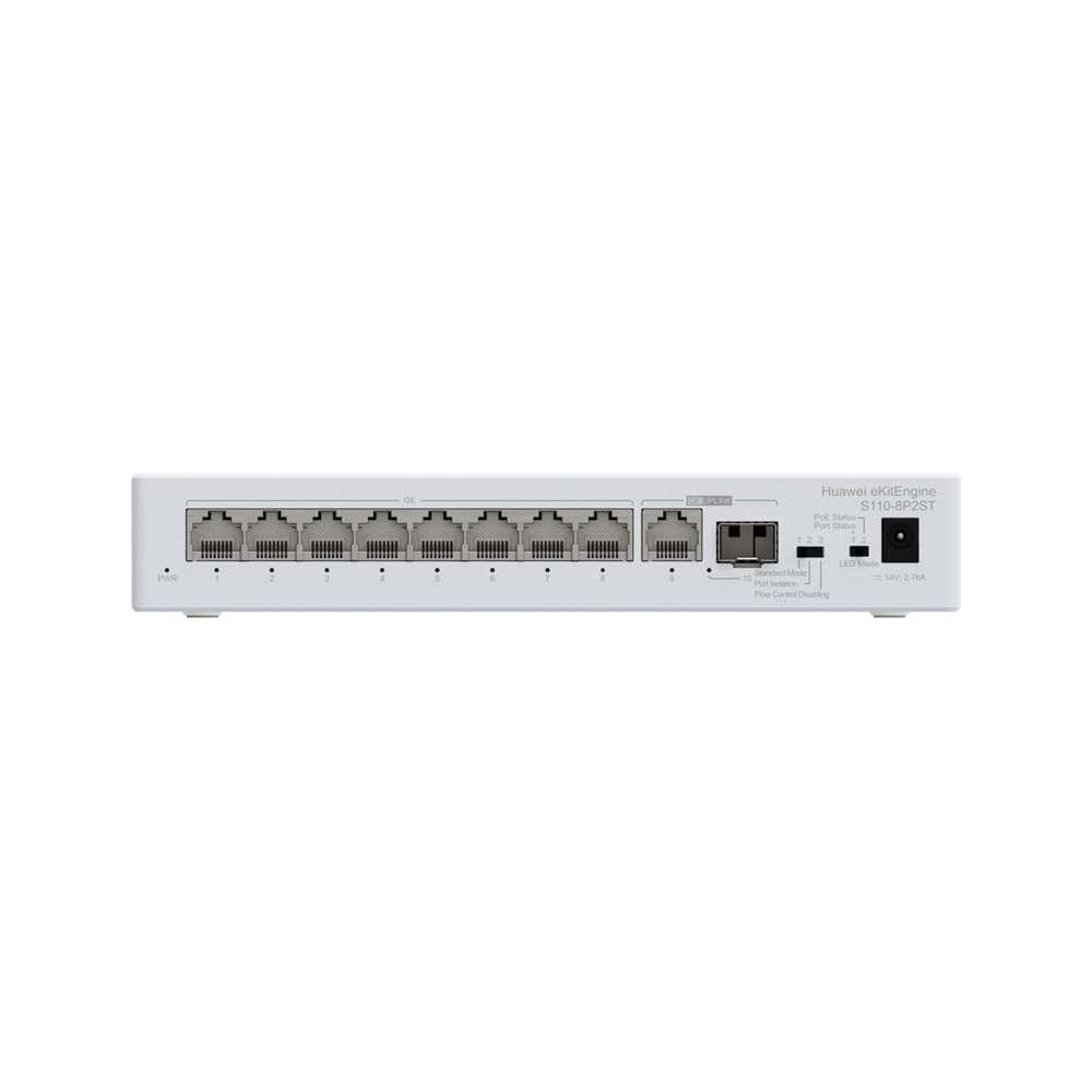 Switch Huawei S110-8P2ST 8 Puertos PoE 2 SFP-HUAWEI-