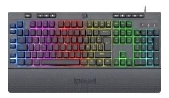 REDRAGON-K512RGB-1-SP-Teclado Membrana 100% SHIVA K512 Negro