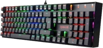 REDRAGON-K551RGB-1-SP-Teclado Mecánico 100% MITRA K551 Negro