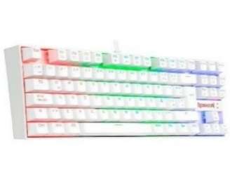 REDRAGON-K552W-KR-SP-Teclado Mec TKL 80% KUMARA K552 Blanco