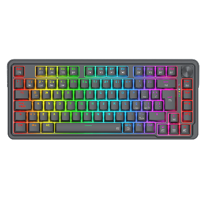 REDRAGON-K673RGB-PRO SP-Teclado Mecánico 75% UCAL PRO K673 Negro