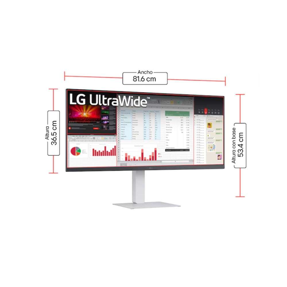 Monitor LG 34" 34U530A plano IPS 100Hz 5ms HDMI 3Y-LG-