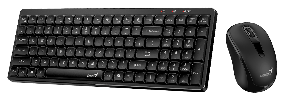 Combo Genius Luxemate Teclado Y Mouse Q8100 NegroGENIUS31340019401