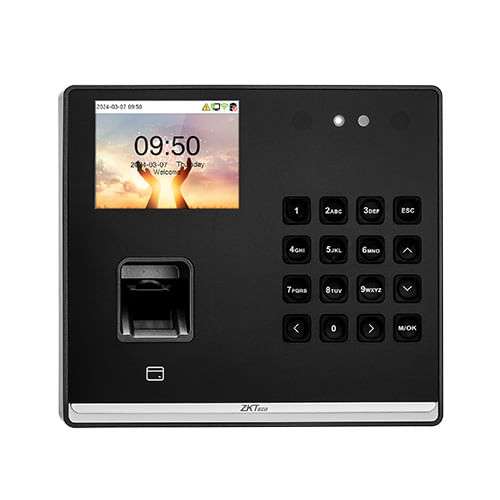Zkteco Tiempo Y Asistencia M1 Fp & Rfid (Black) 500 Fp & 500 Rfid CardZKTECOM2F PRO-LR (BLACK) FACE& FP & RFID