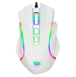 REDRAGON-M607W-Mouse Cableado GRIFFIN M607 Blanco