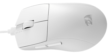 REDRAGON-M724W-Mouse Cableado KING 1K M724 Blanco