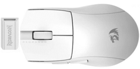 REDRAGON-M916W-PRO-1K-Mouse Inalámbrico KING PRO 1K M916 Blanco