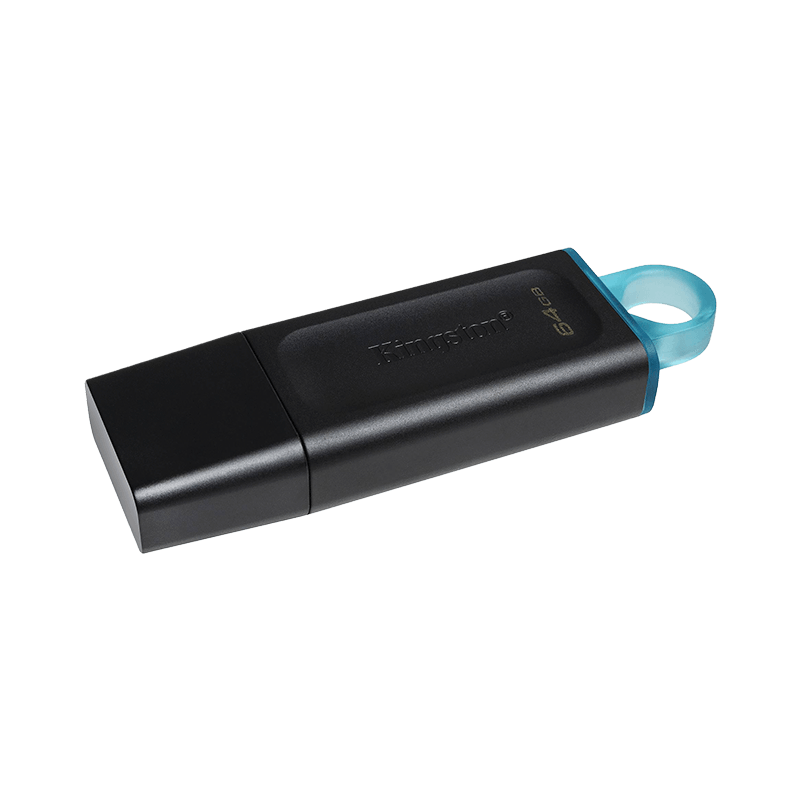 Memoria USB 3.2 64GB Kingston EXODIA negra con tapa DTX/64GB-Kingston®-DTX/64GB