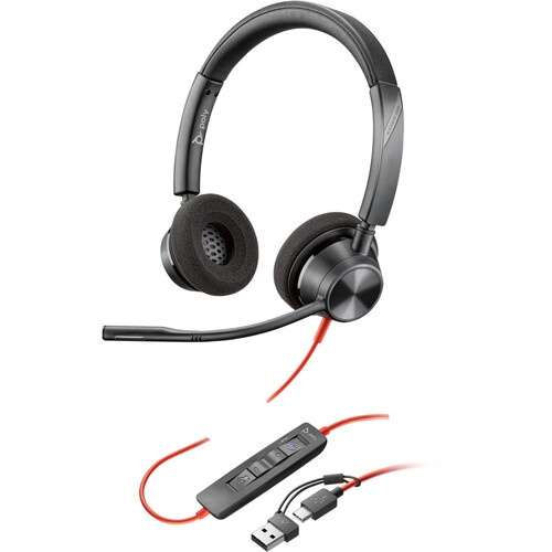 Poly 8X220AA Poly BW 3320 Stereo -M USB-C HS +USB-C/A