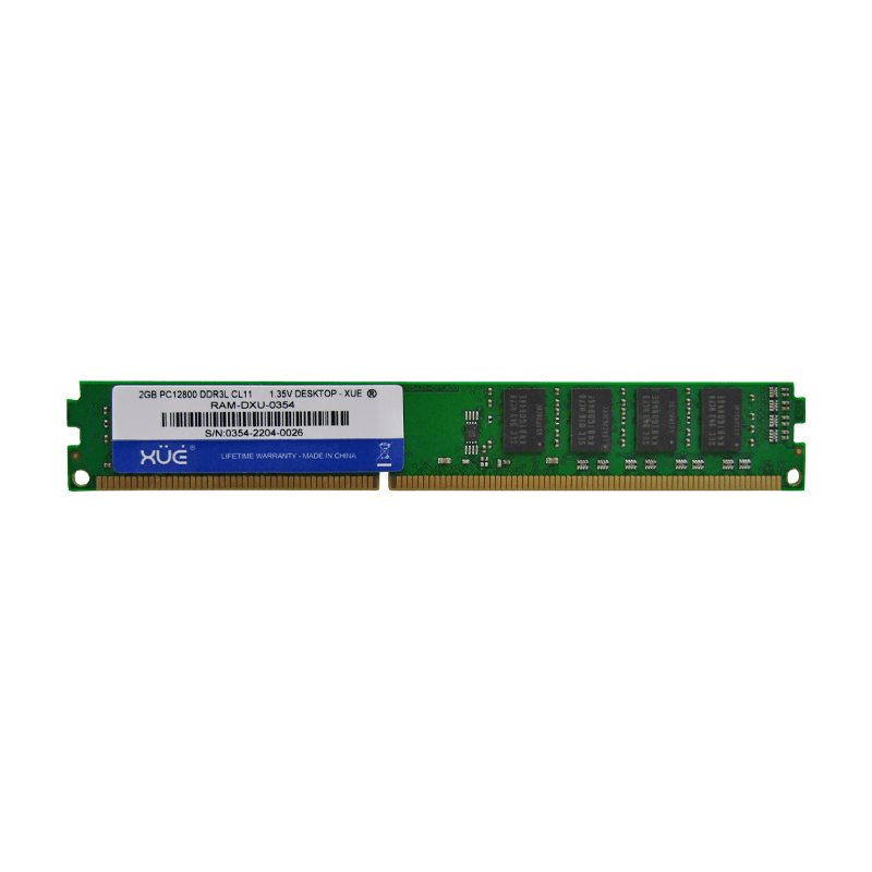 Memoria RAM DDR3L 2GB 1600MHz PC3-12800 CL11 Desktop XUE® / 1.5V/1.35V-XUE®-RAM-PC12800-2GB
