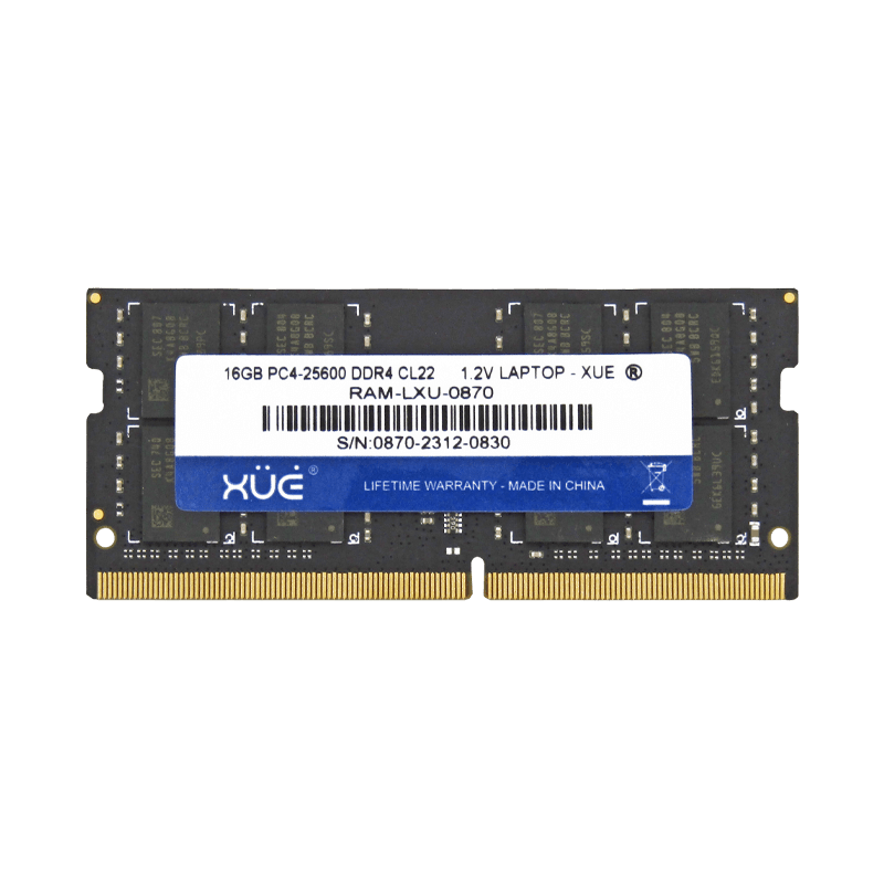 Memoria RAM DDR4 16GB 3200MHz PC4-25600 CL22 Laptop XUE® / 1.2V-XUE®-RAM-LP21300-16GB