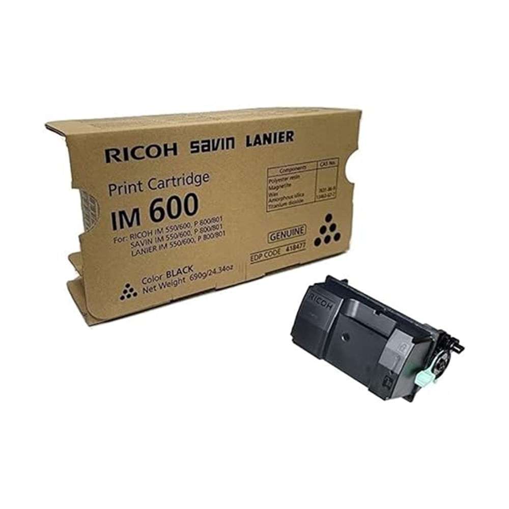 Cartucho Ricoh Negro IM 600-RICOH-