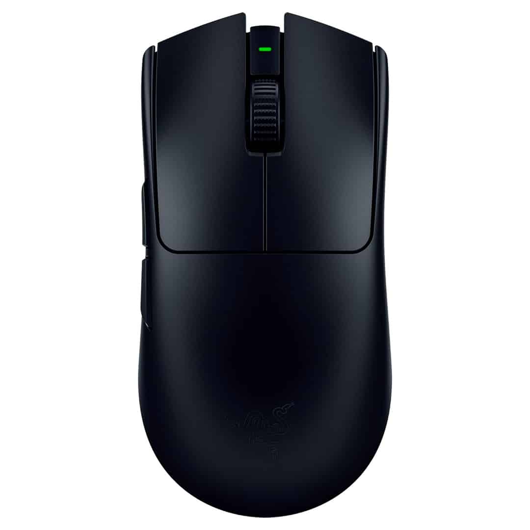 RAZER-RZ01-05120100-R3U1-<p>Mouse inalámbrico Razer Viper V3 Pro<br>Diseño ligero para competición<br>Sensor Focus Pro 35K de segunda generación<br>Receptor HyperPolling con sondeo de hasta 8.000 Hz<br>Conexión inalámbrica HyperSpeed y por cable<br>Seis botones<br>Switches ópticos de tercera generación<br>Un perfil en memoria<br>Sin iluminación RGB<br>La autonomía disminuye al aumentar la frecuencia de sondeo</p><p><a href="https://www.razer.com/latam-es/gaming-mice/razer-viper-v3-pro/781145575953" target="_blank" rel="noopener">Consultar información del producto</a></p> RAZER-RZ01-05120100-R3U1-Mouse inalámbrico Razer Viper V3 ProDiseño ligero para competiciónSensor Focus Pro 35K de segunda generaciónReceptor HyperPolling con sondeo de hasta 8.000 HzConexión inalámbrica HyperSpeed y por cableSeis botonesSwitches ópticos de tercera generaciónUn perfil en memoriaSin iluminación RGBLa autonomía disminuye al aumentar la frecuencia de sondeoConsultar información del producto