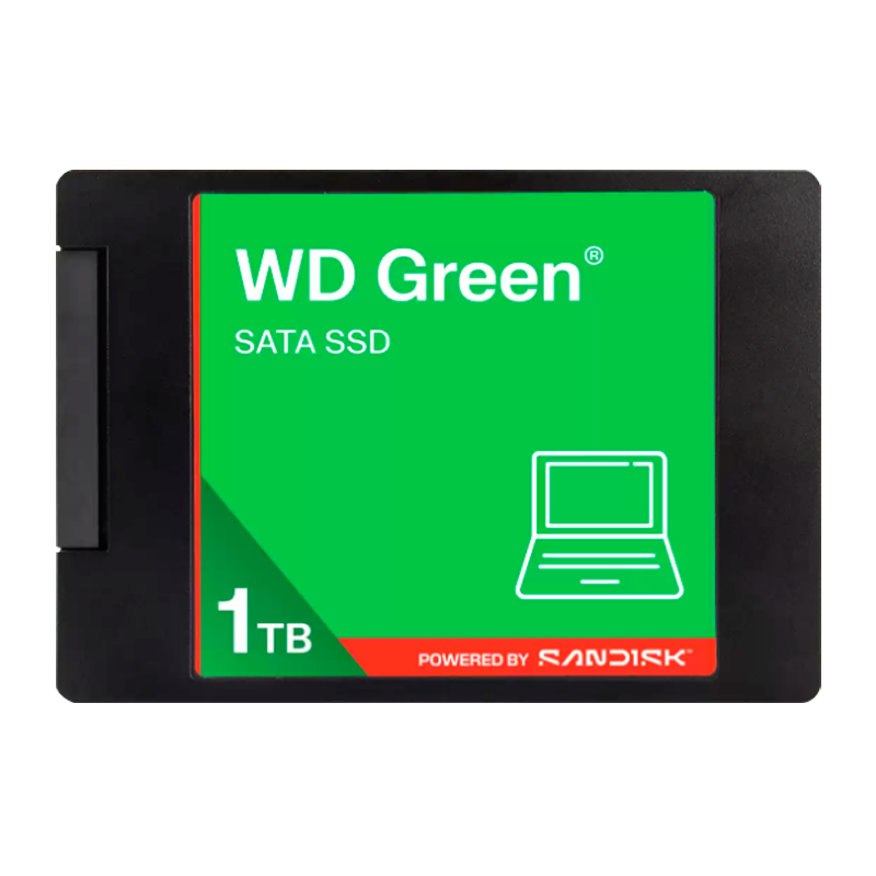 SSD 2.5" 1TB SATA WD Green WDS100T5G0A / 550MB/s – Retail-Sandisk®-WDS100T5G0A