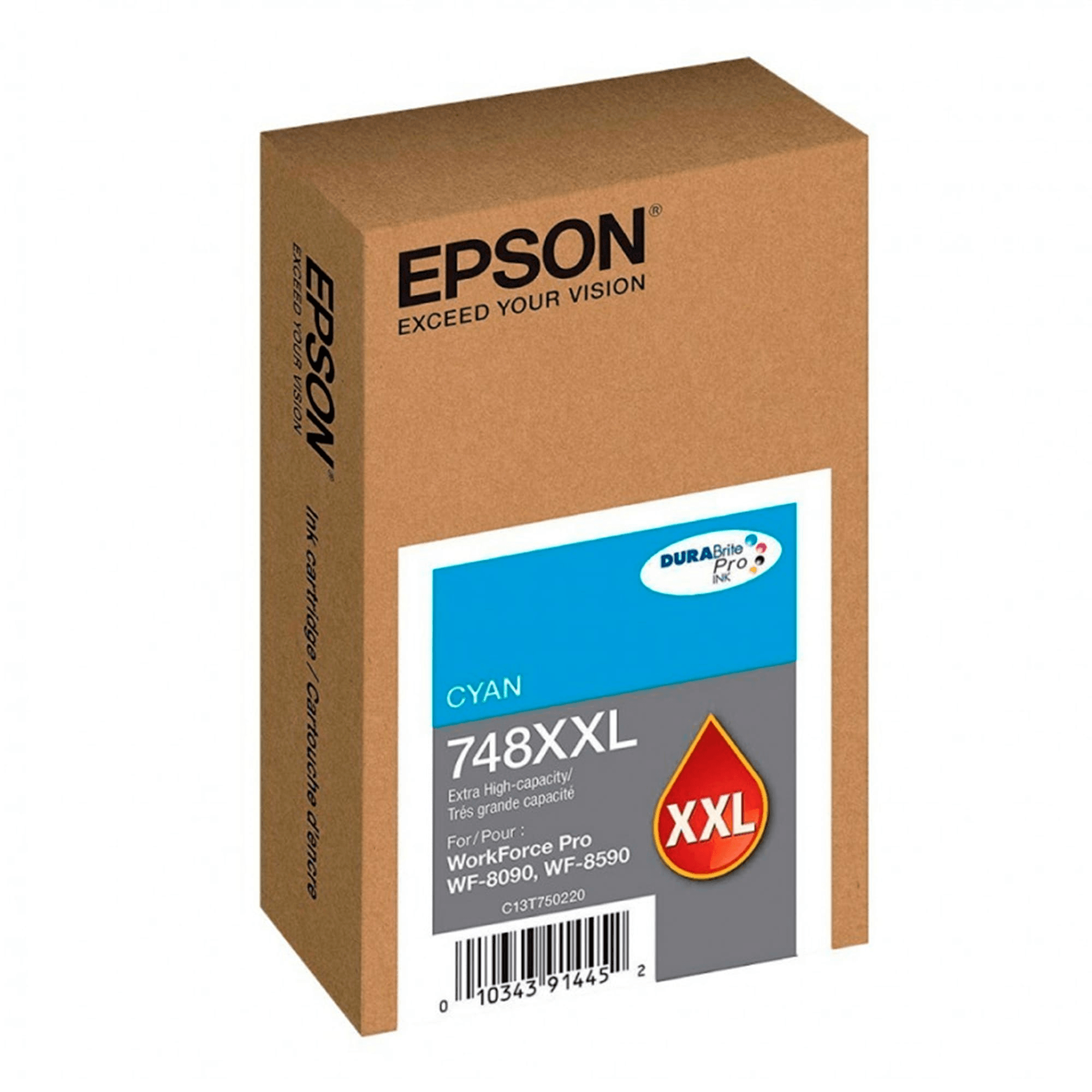 Cartucho Cyan Epson Wf-6090/Wf-6590 T748xxl220EPSONT748XXL220