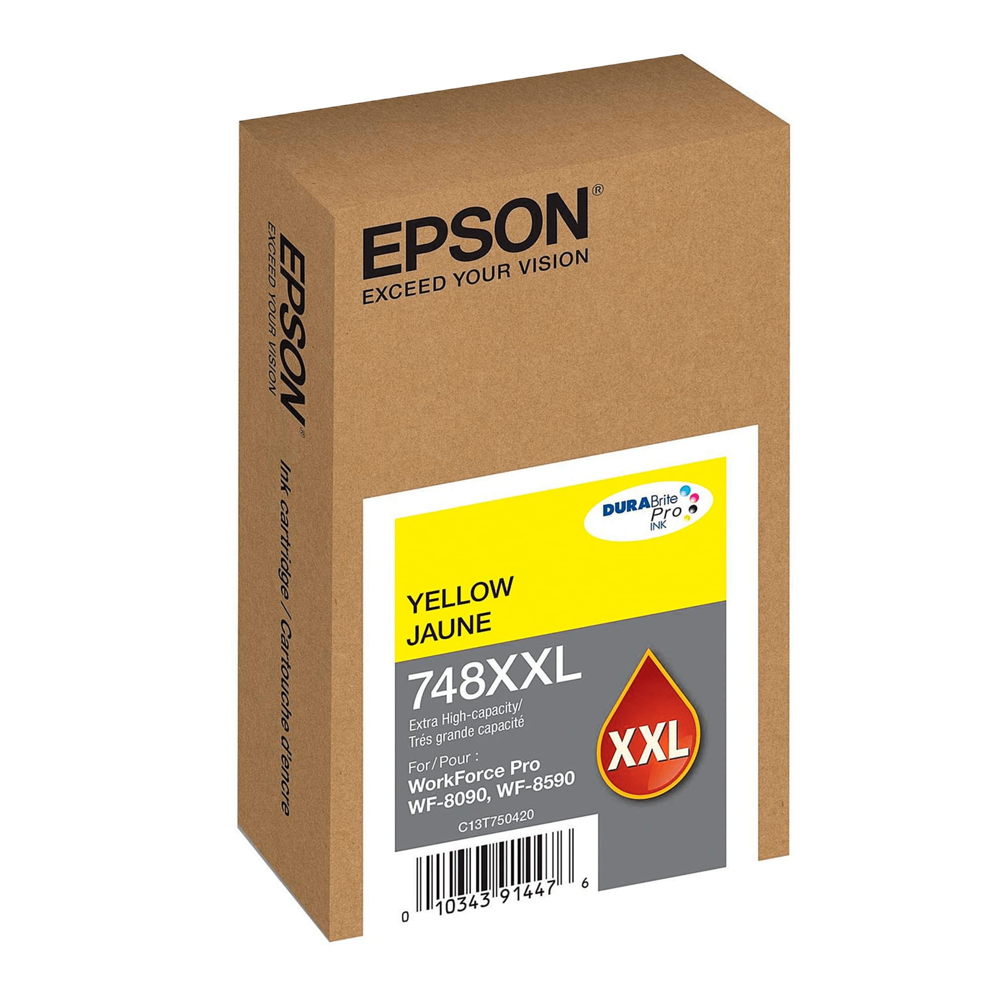 Cartucho Amarillo Epson Wf-6090/Wf-6590 T748xxl420-AlEPSONT748XXL420-AL