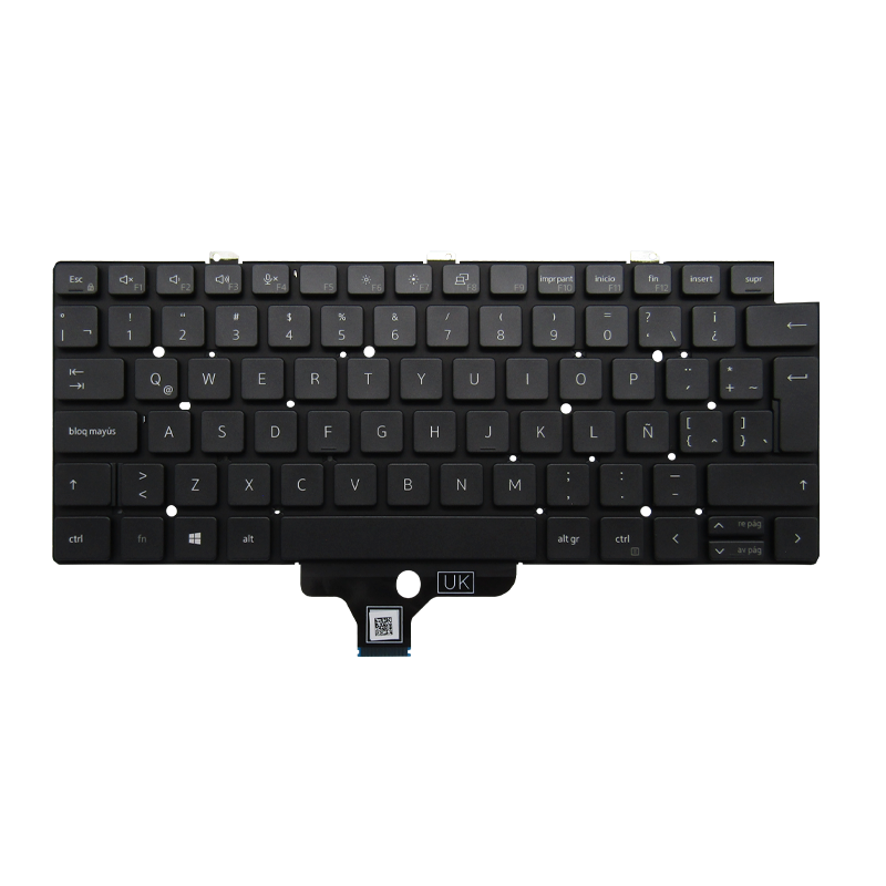 Teclado para portátil Dell Latitude 5320 / 7320 0P1M47 Sin Marco Español LA Negro-Dell-0P1M47