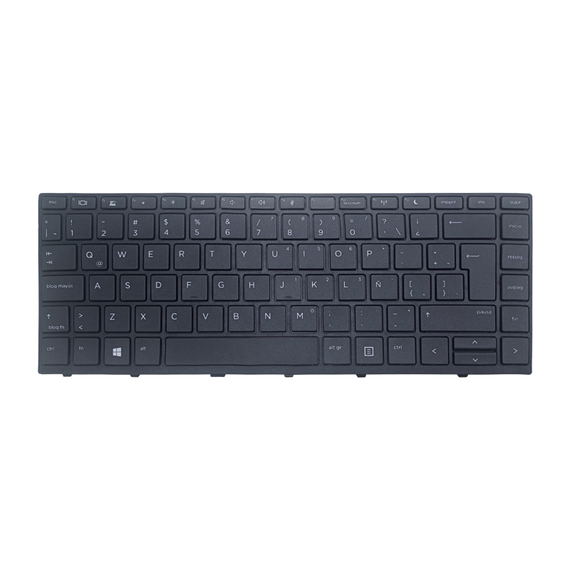 Teclado para portátil HP ProBook 430-G5 / 440-G5 NSK-XJ1SV Layout LA Negro Con Marco-HP-NSK-XJ1SV