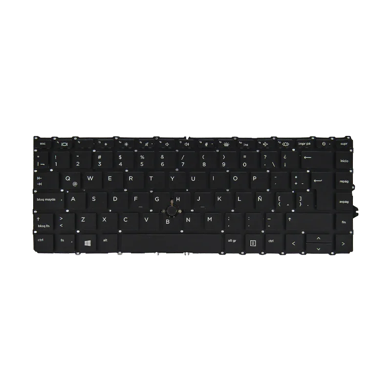 Teclado para portátil HP ZBook Firefly 14 G7 G8 & 840 G7 G8 Español Backlit TrackPoint Negro-HP-M07089-001 MIR