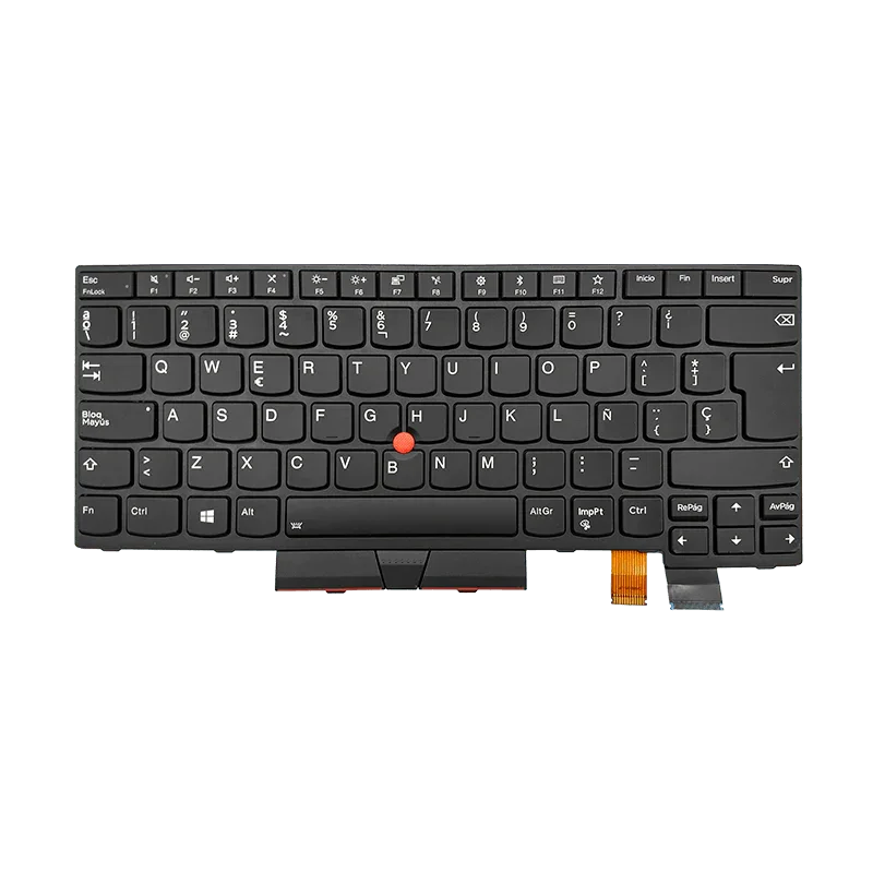 Teclado para portátil Lenovo T480 T470 Layout LA Negro con TrackPoint y Marco-Lenovo-01AX417
