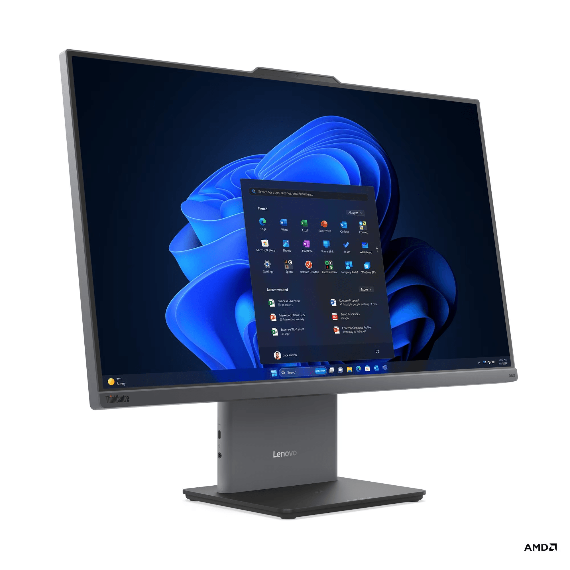 Thinkcentre Neo 55A 23.8 Gen 6 Ryzen 7 250/16Gb/512Gb Ssd/23.8"/W11 Pro/3Y PremierLENOVO13FA004VLS